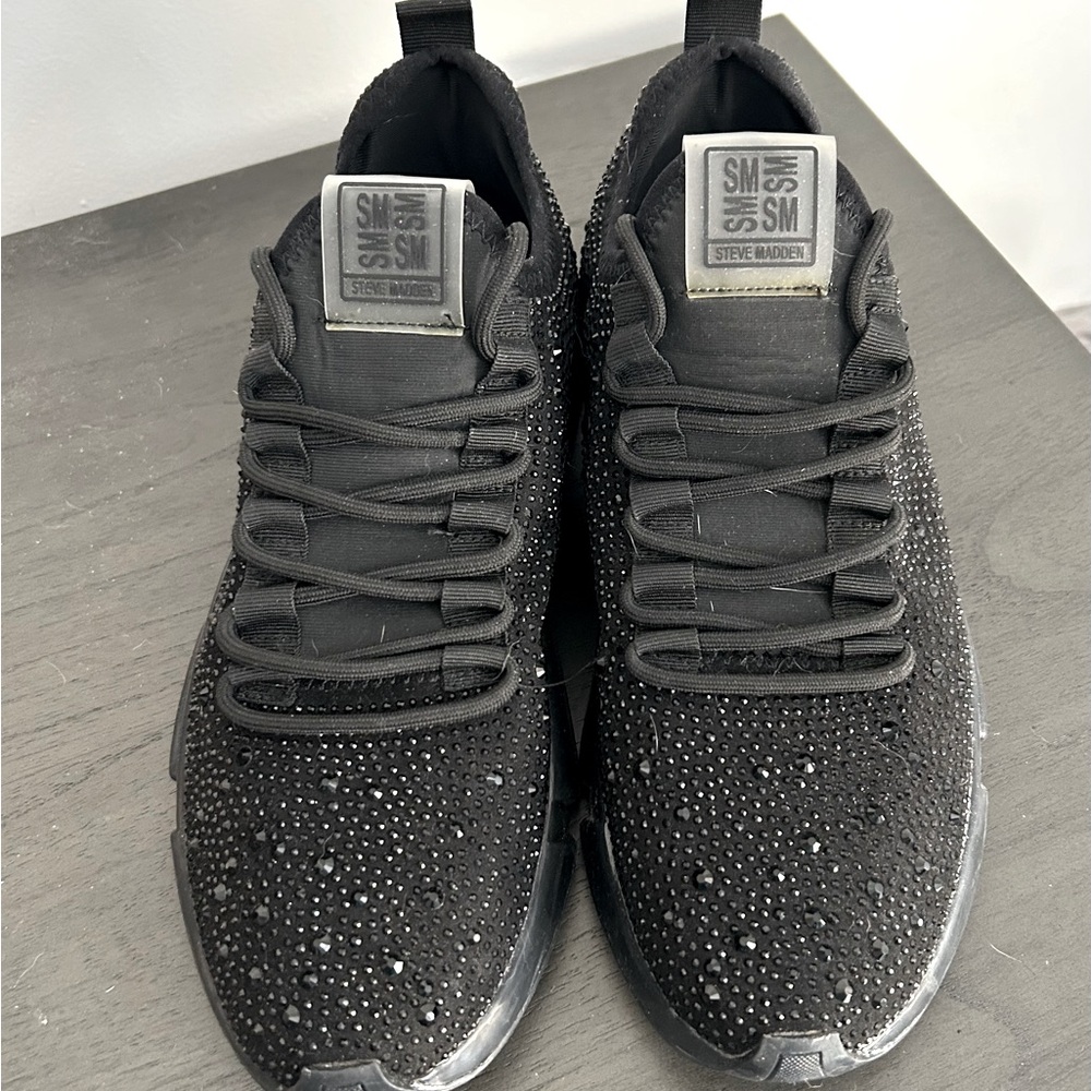 Steve Madden Rhinestone Sneakers Size 8